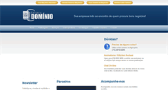 Desktop Screenshot of editoradominio.com.br